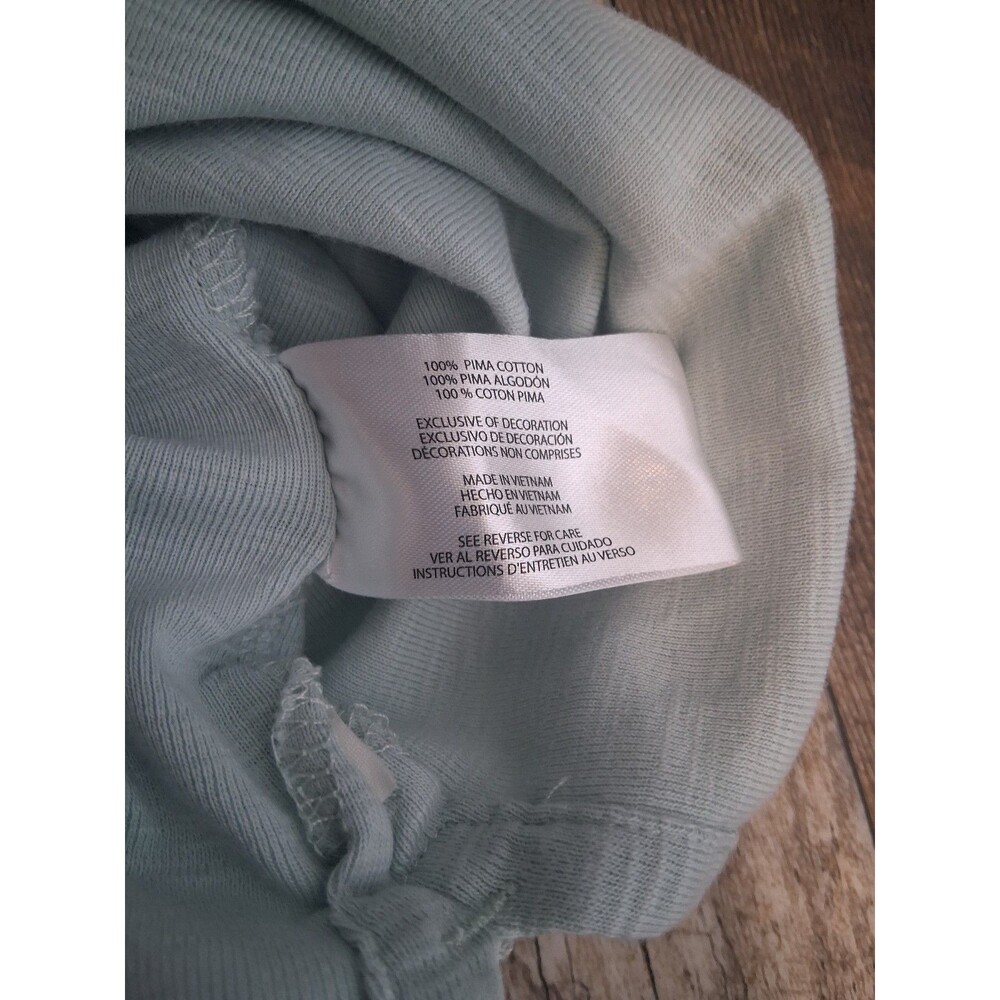 Orvis Pima Cotton Slub Knit Tee Green XXL Gorpcore Coastal Everyday Basic Earthy - Picture 9 of 9